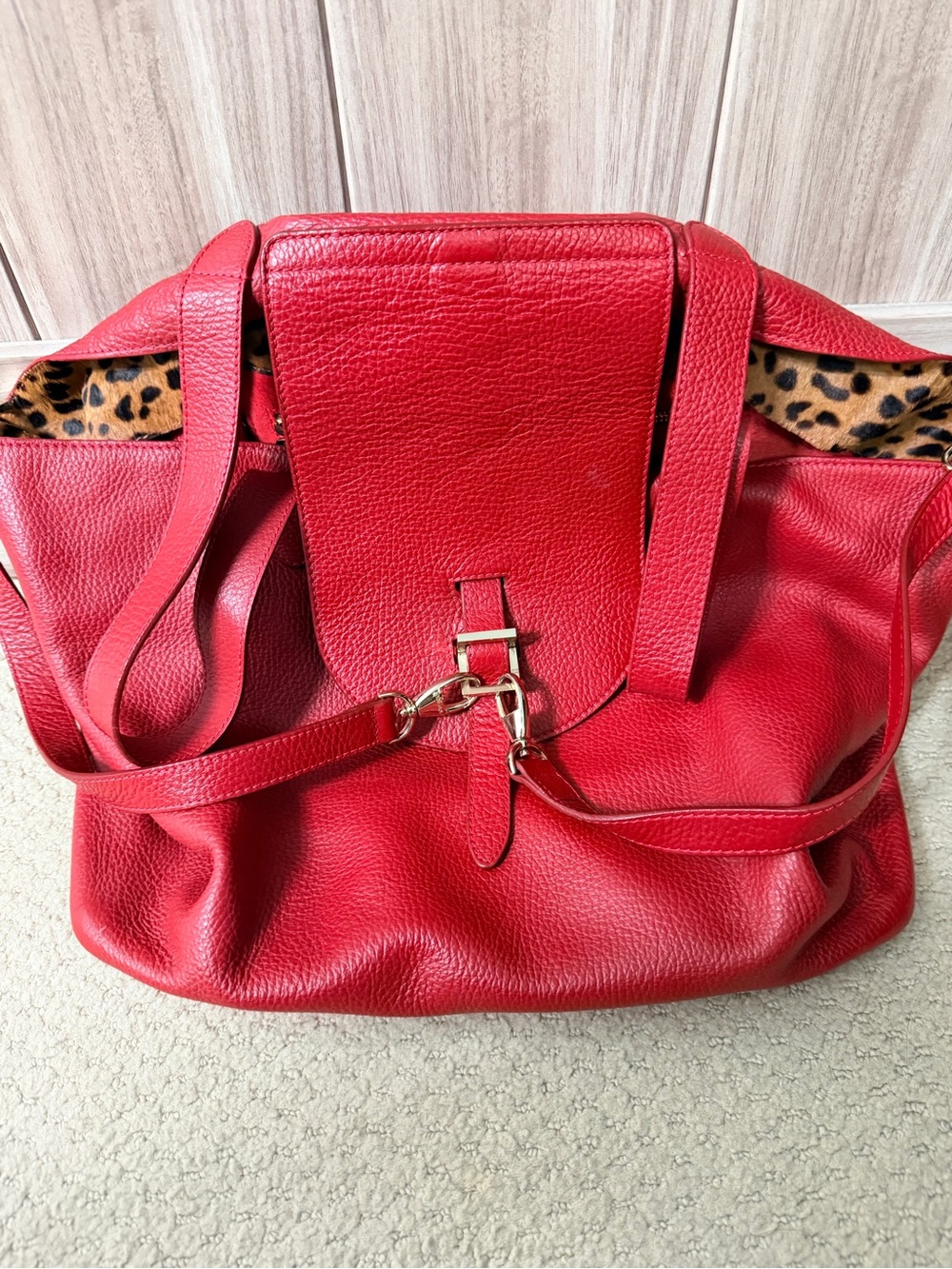 Meli Melo leather versatile bag
